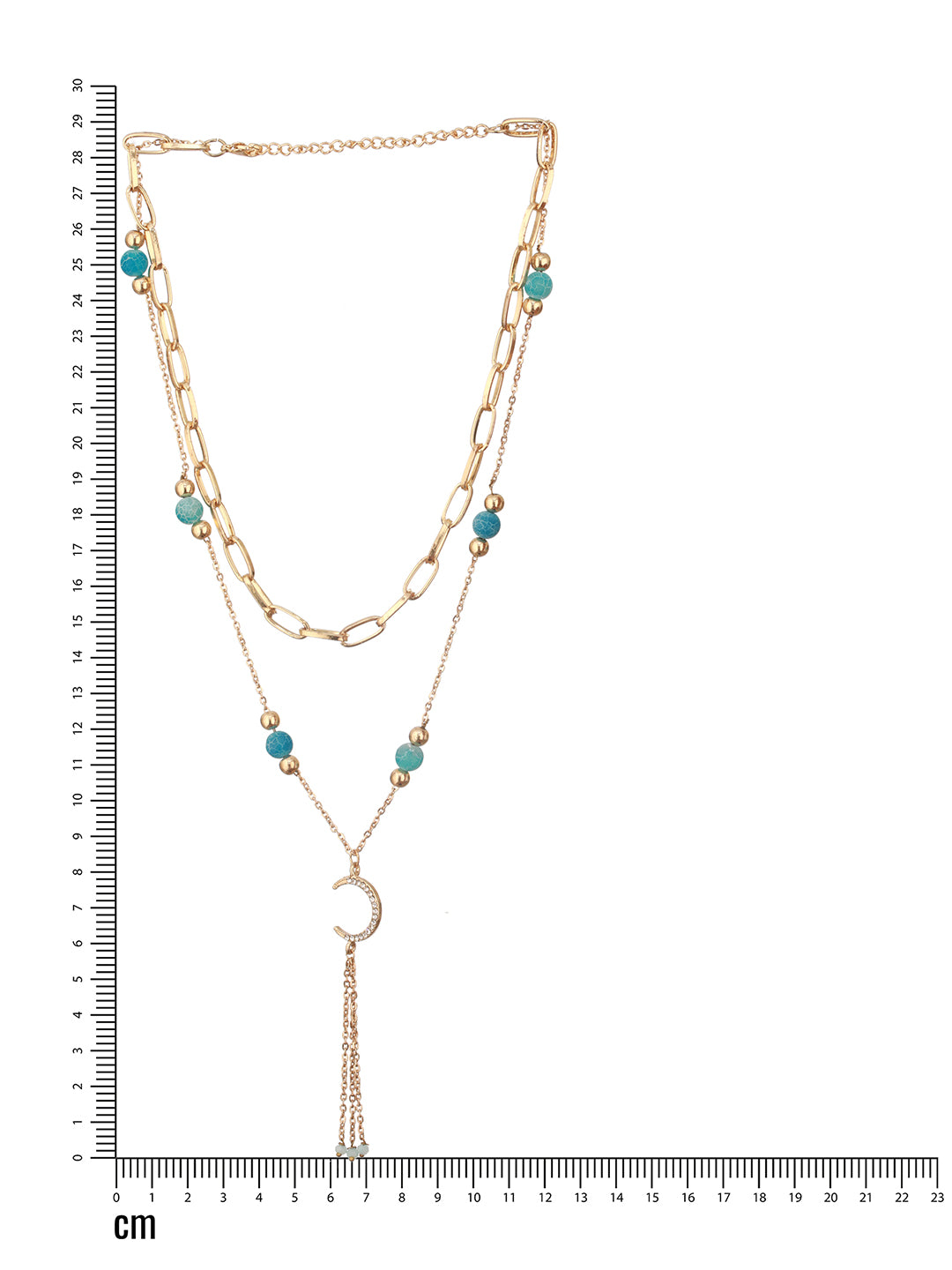 Jazz and Sizzle Gold-Plated Stone Studded & Beaded Jewellery Set