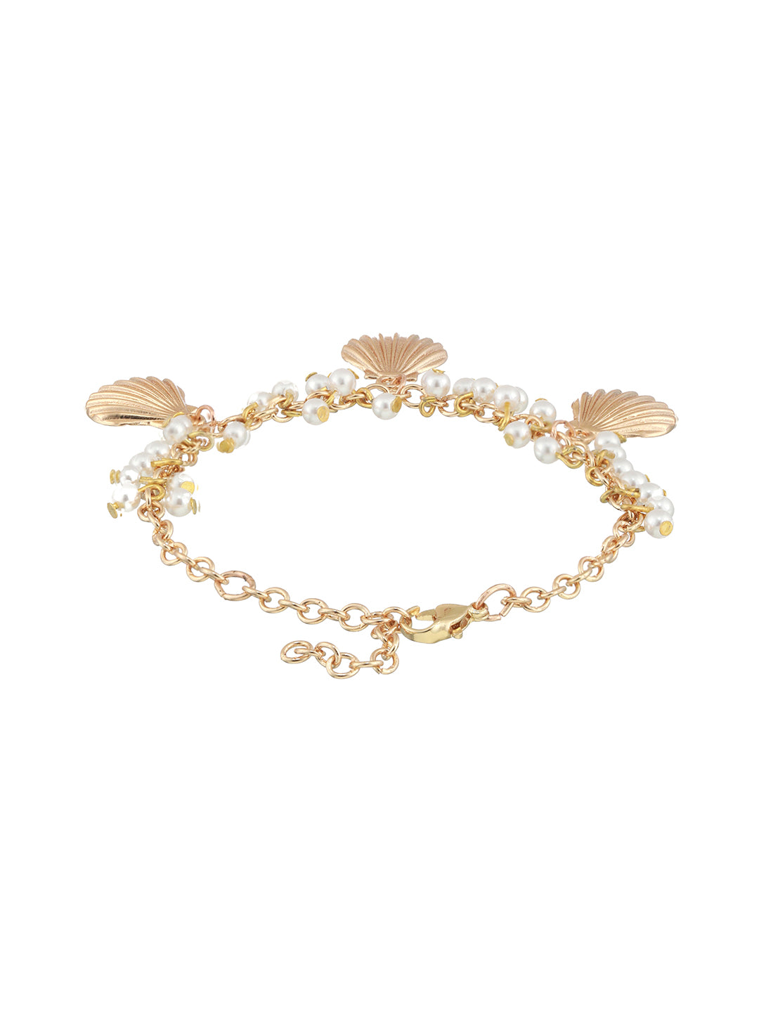 Women Gold-Plated Link Bracelet - Jazzandsizzle