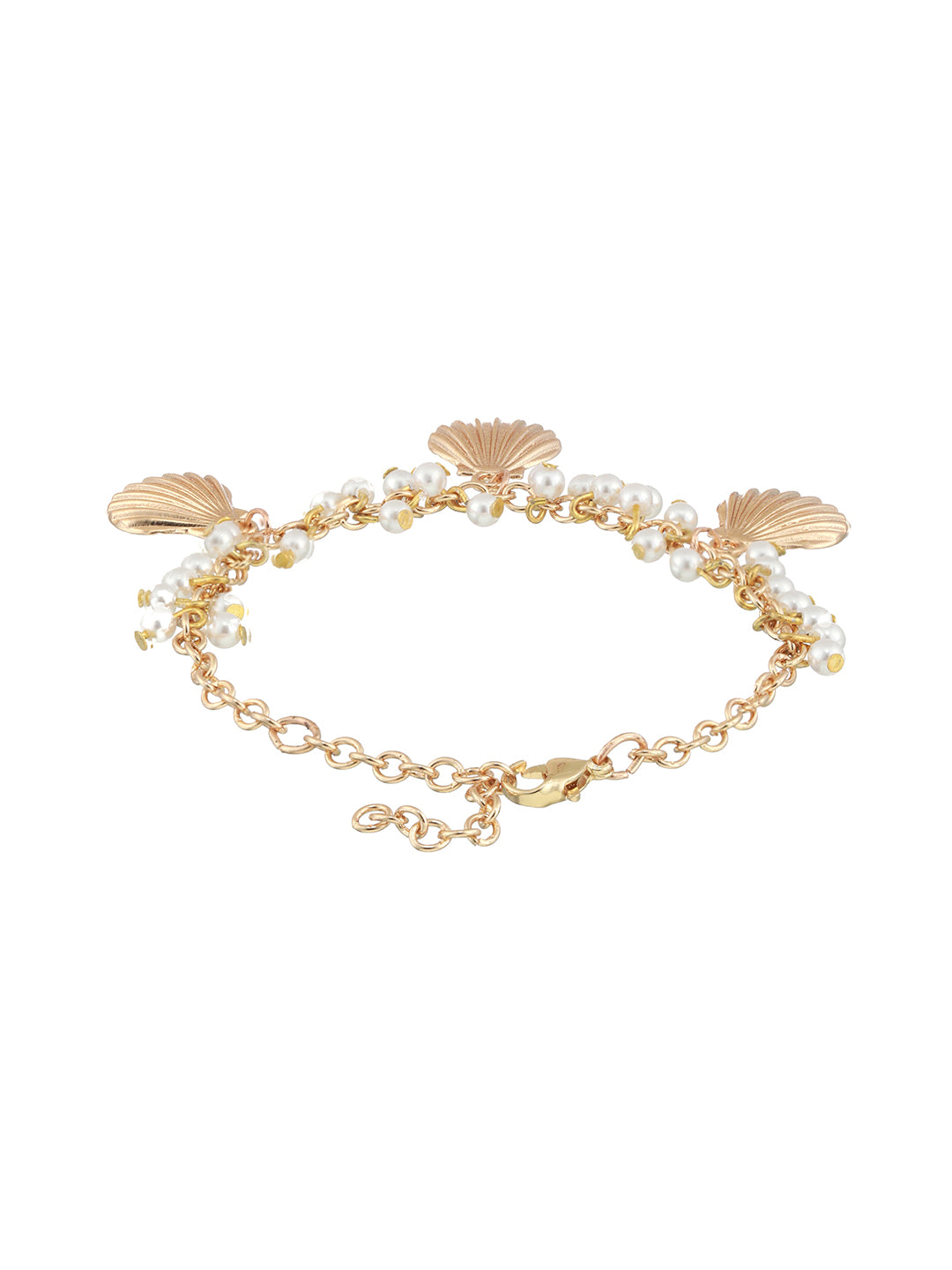 Women Gold-Plated Link Bracelet - Jazzandsizzle