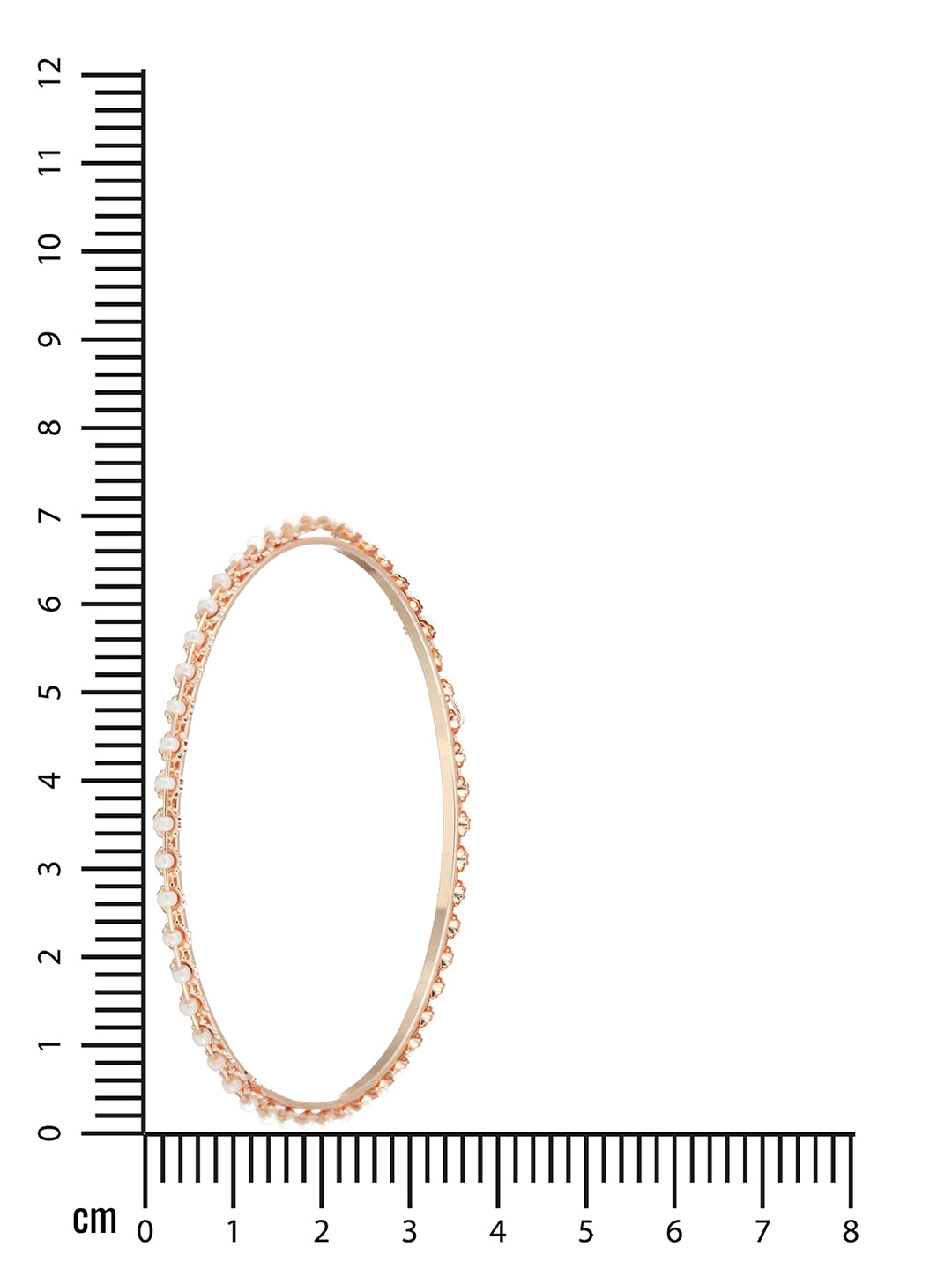 Set of 12 Rose Gold-Plated Beaded Bangles - Jazzandsizzle