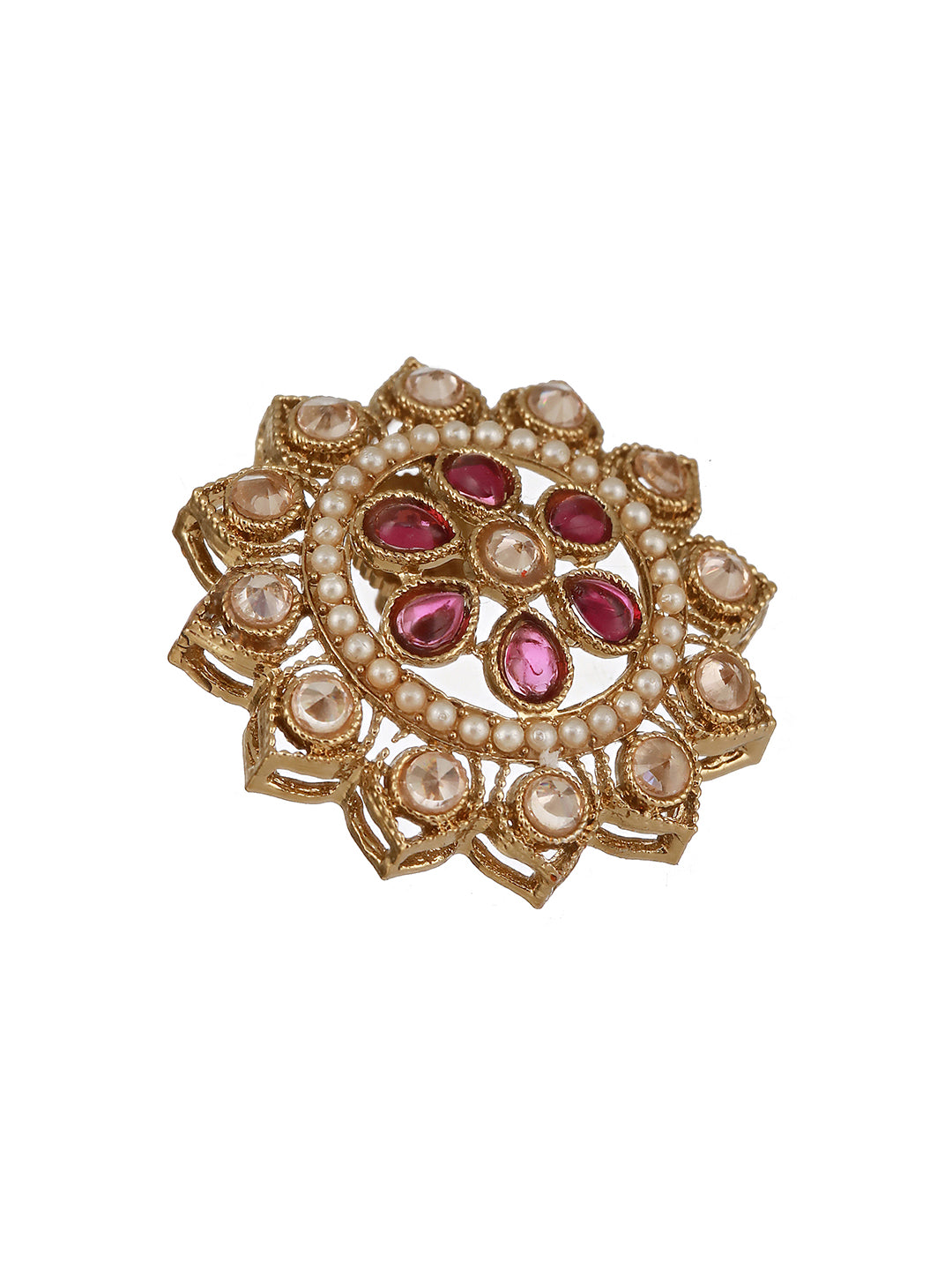 Gold-Plated Floral Stud Earrings - Jazzandsizzle