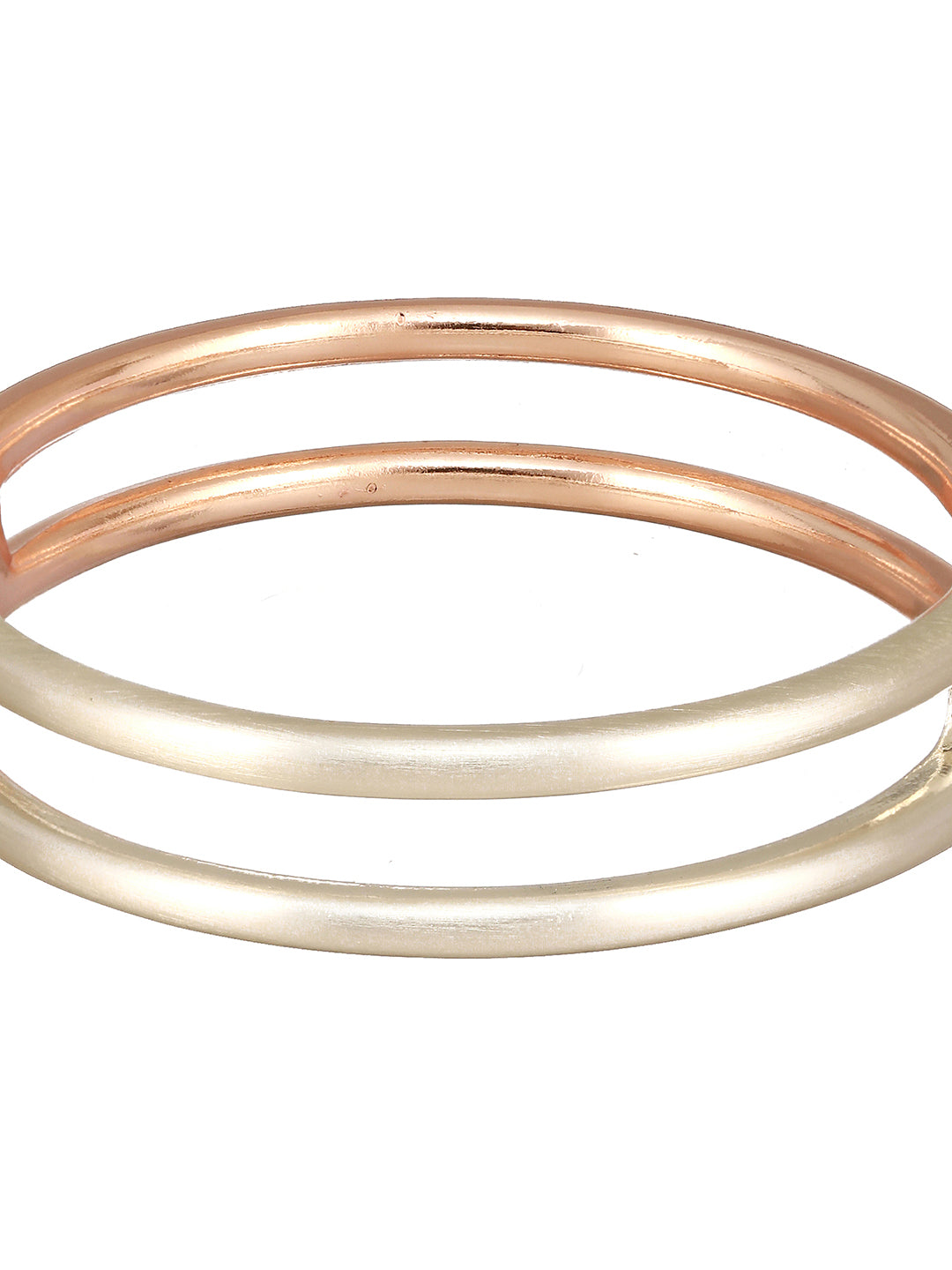 Women Gold-Toned Brass Cuff Bracelet - Jazzandsizzle