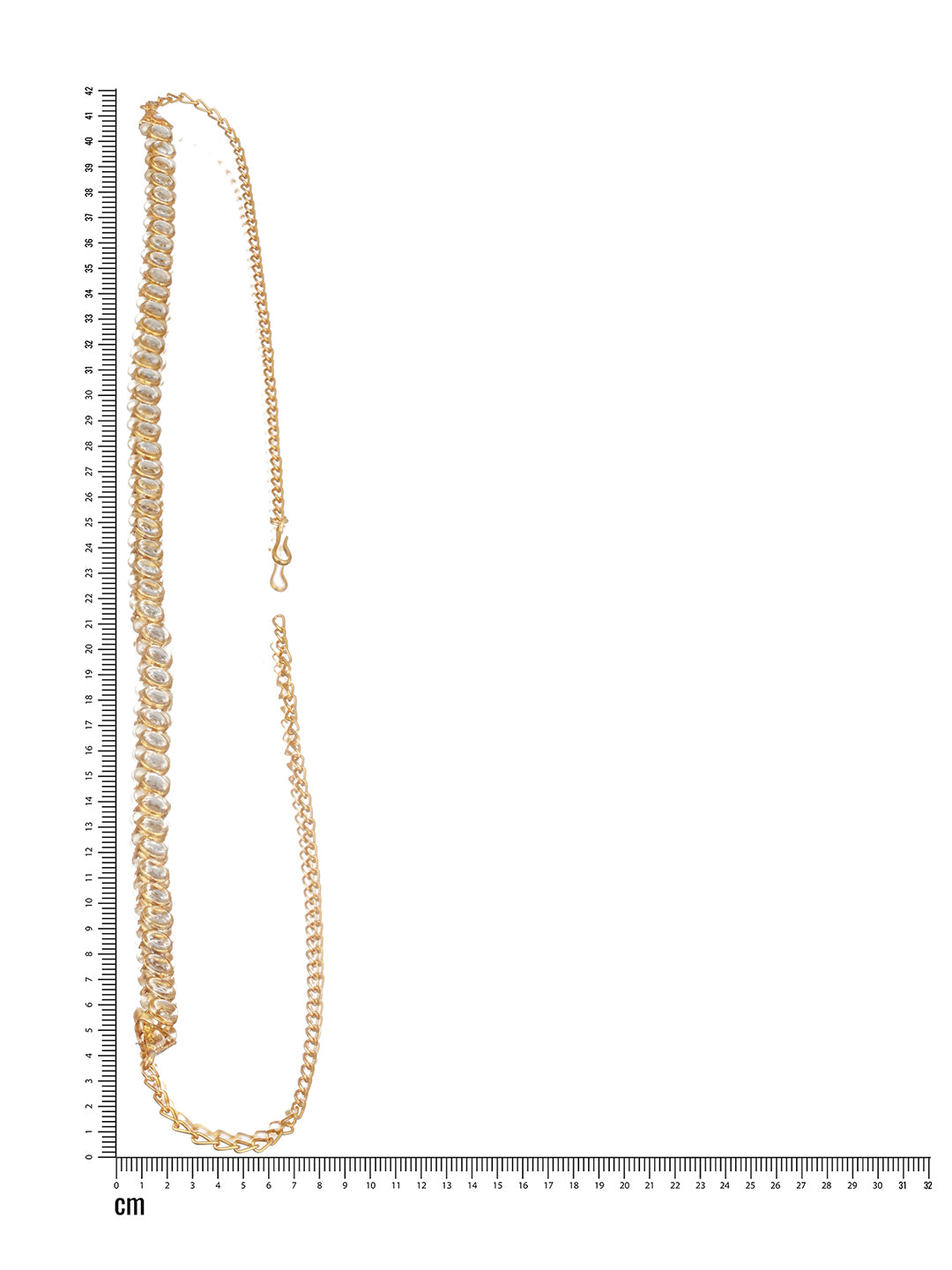 Jazz And Sizzle Gold Plated Pearl Beaded Floral Waist Belt