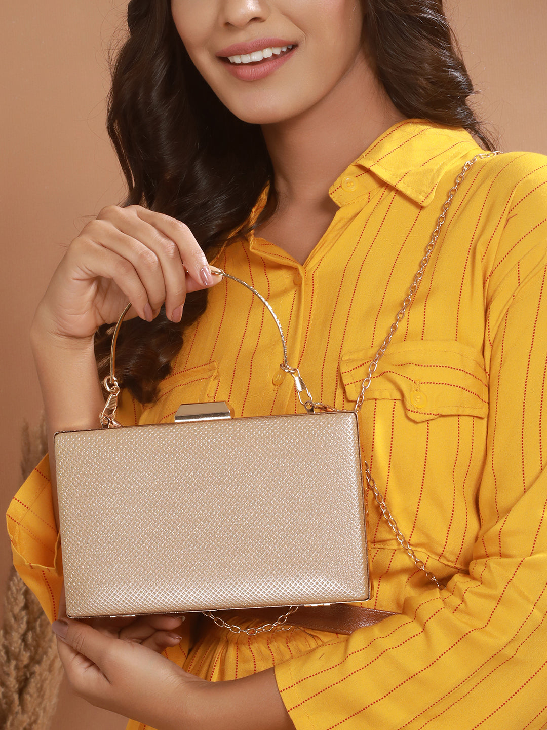 Shoulder Strap Box Clutches - Jazzandsizzle