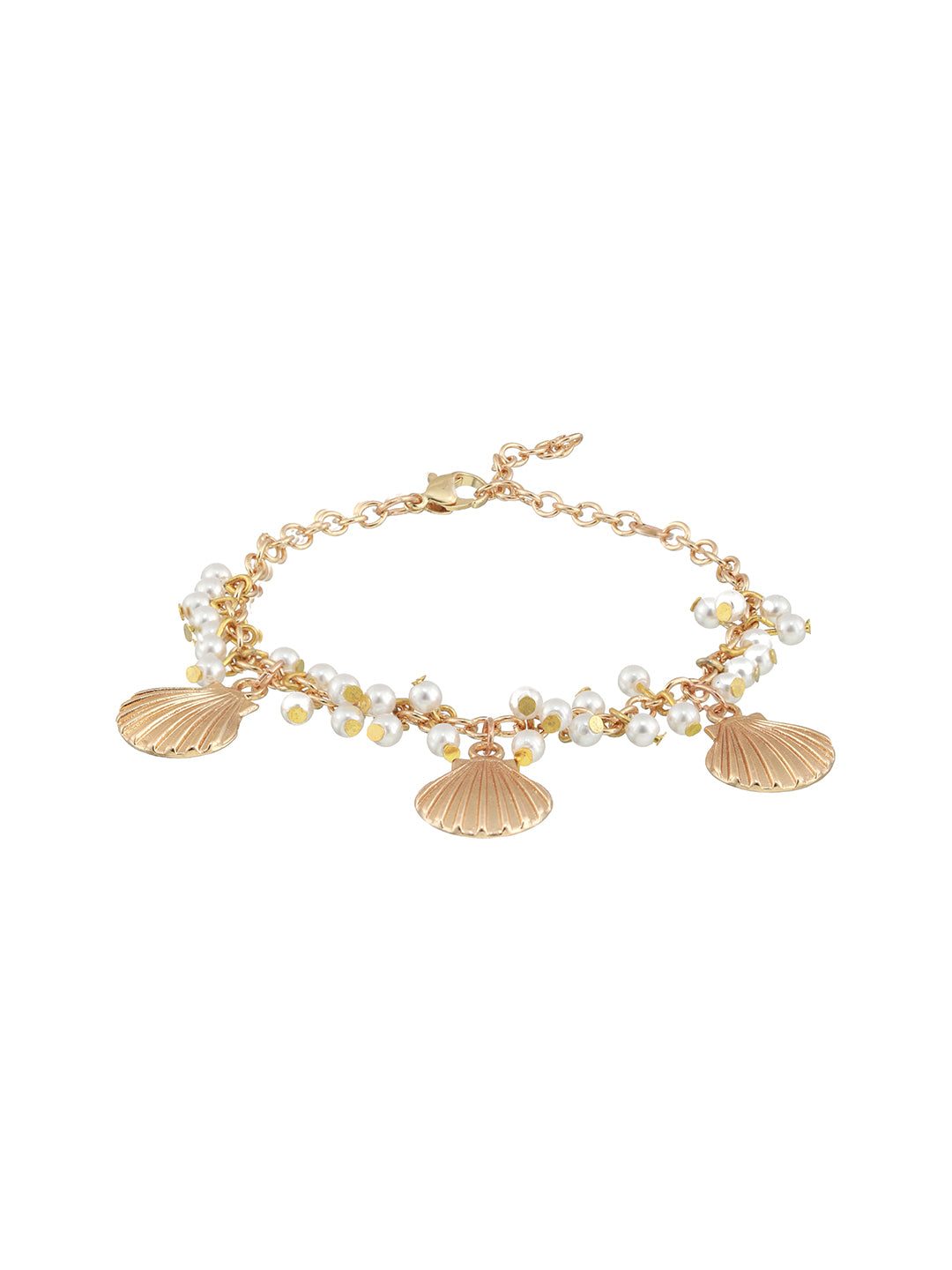 Women Gold-Plated Link Bracelet - Jazzandsizzle