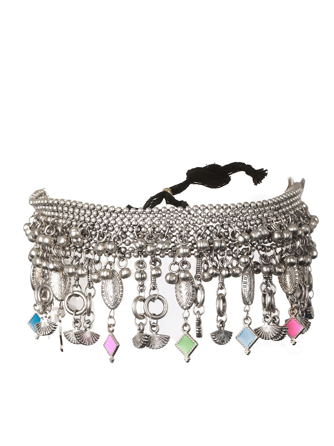 Silver-Plated Choker Necklace - Jazzandsizzle