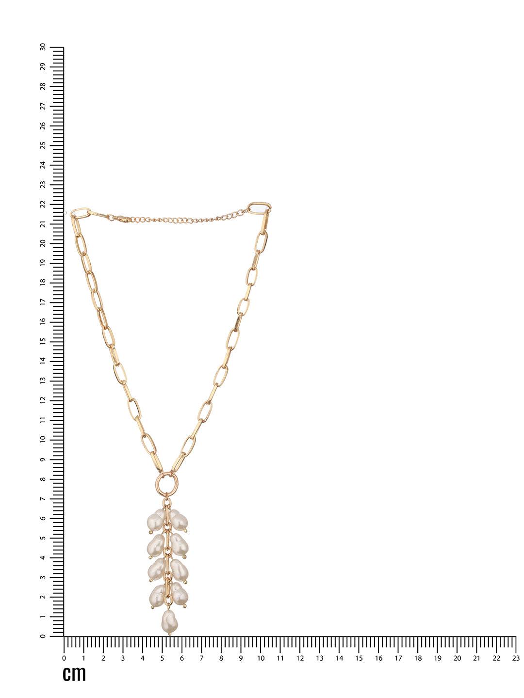 Jazz And Sizzle Gold-Plated Pearls Beaded Necklace Chain