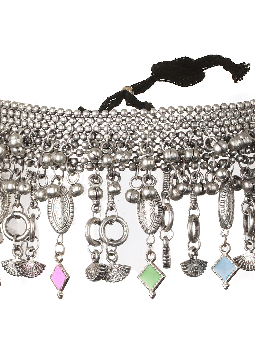 Silver-Plated Choker Necklace - Jazzandsizzle