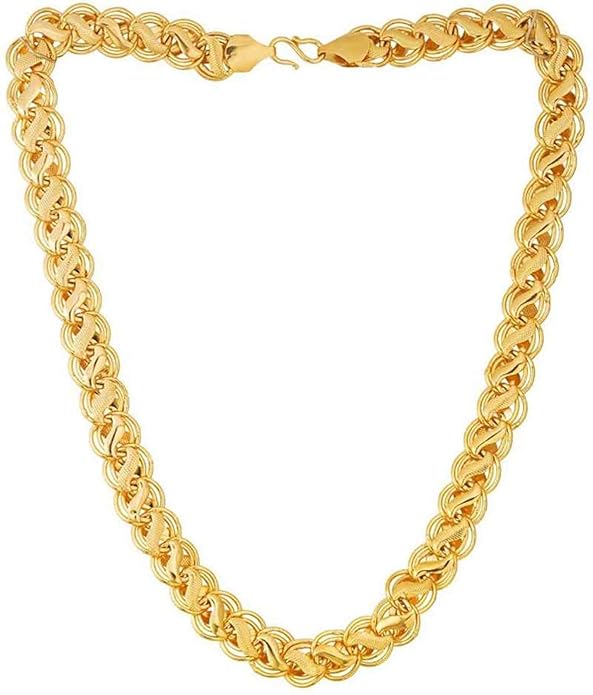 Jazz And Sizzle Trendy Traditional 18k Stainless Steel Gold Chain