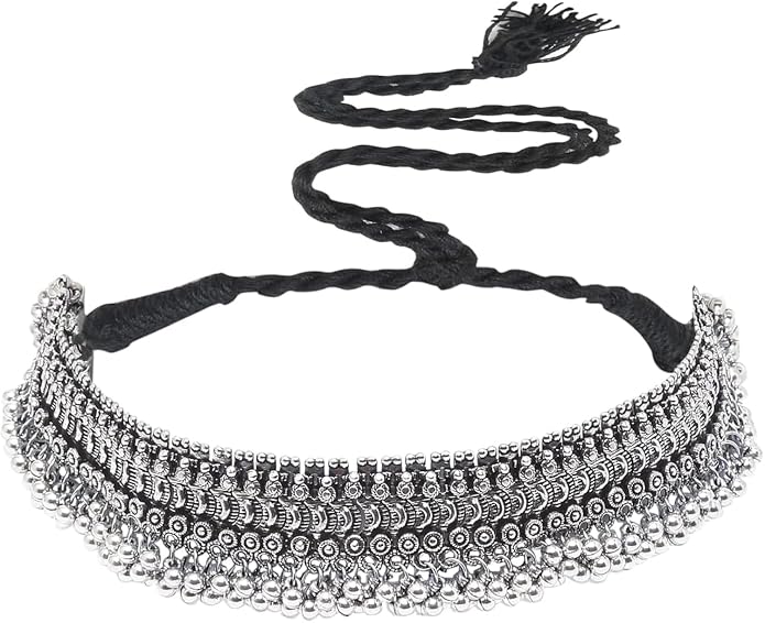 Silver-Plated American Diamond Jewellery Set for Women & Girls | Necklace Set with Matching Earrings