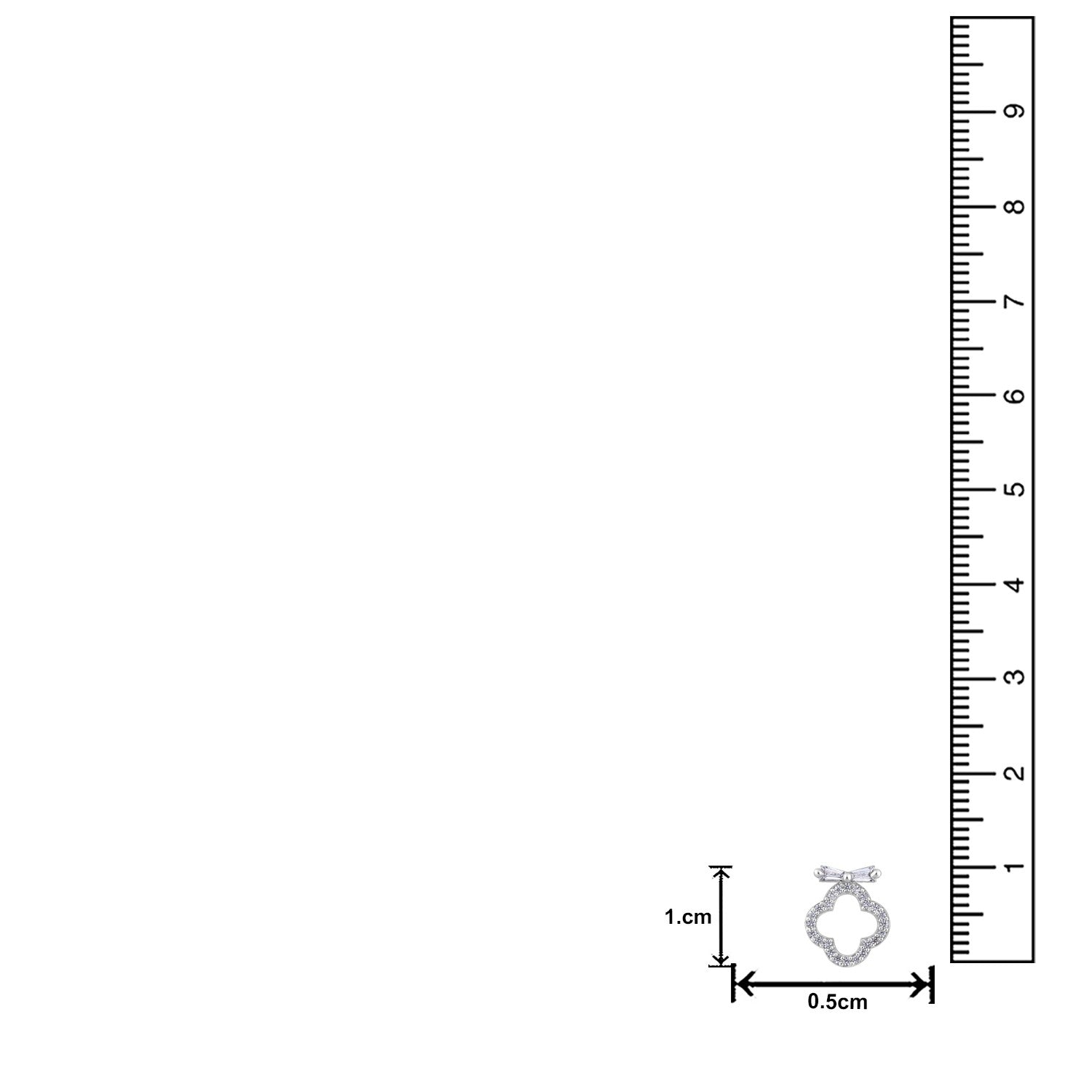 Jazz And Sizzle Silver-Plated Contemporary Studs Earrings