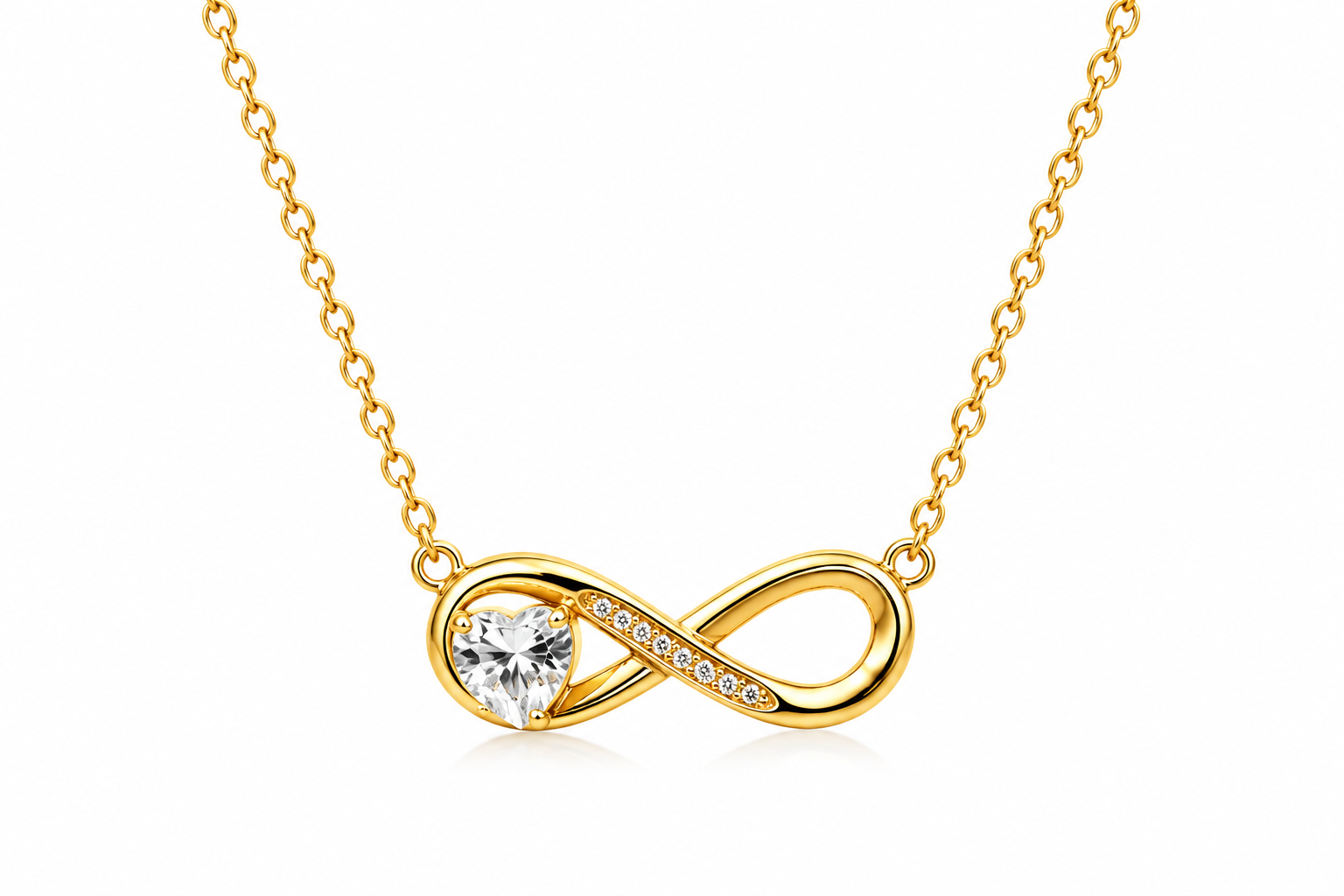 Infinity Love Pendant Necklace for Women | Anti-Tarnish