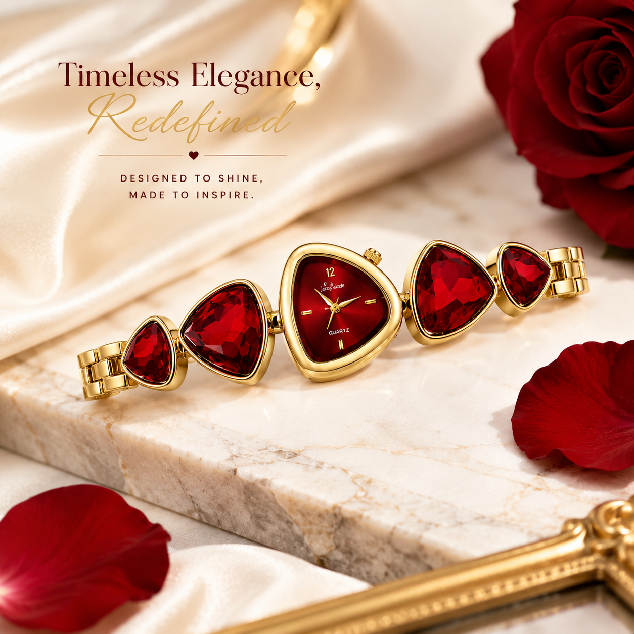 Ruby Royale Bracelet Watch