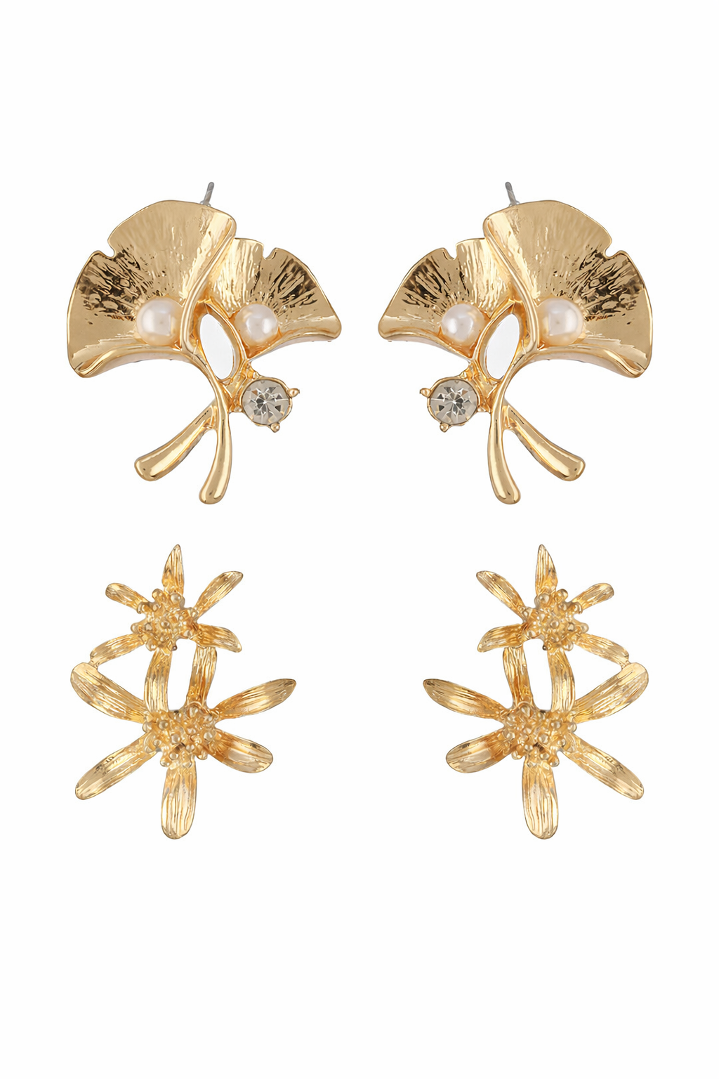 Jazz And Sizzle Elegant Leaf Design Statement Earrings  Lightweight Party & Festive Wear Jewellery
