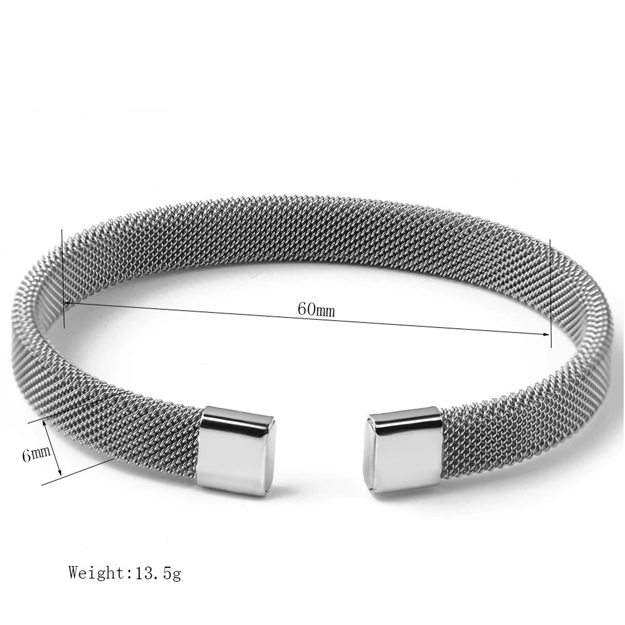 Jazz and Sizzle Men Silver-Plated Cuff Bracelet