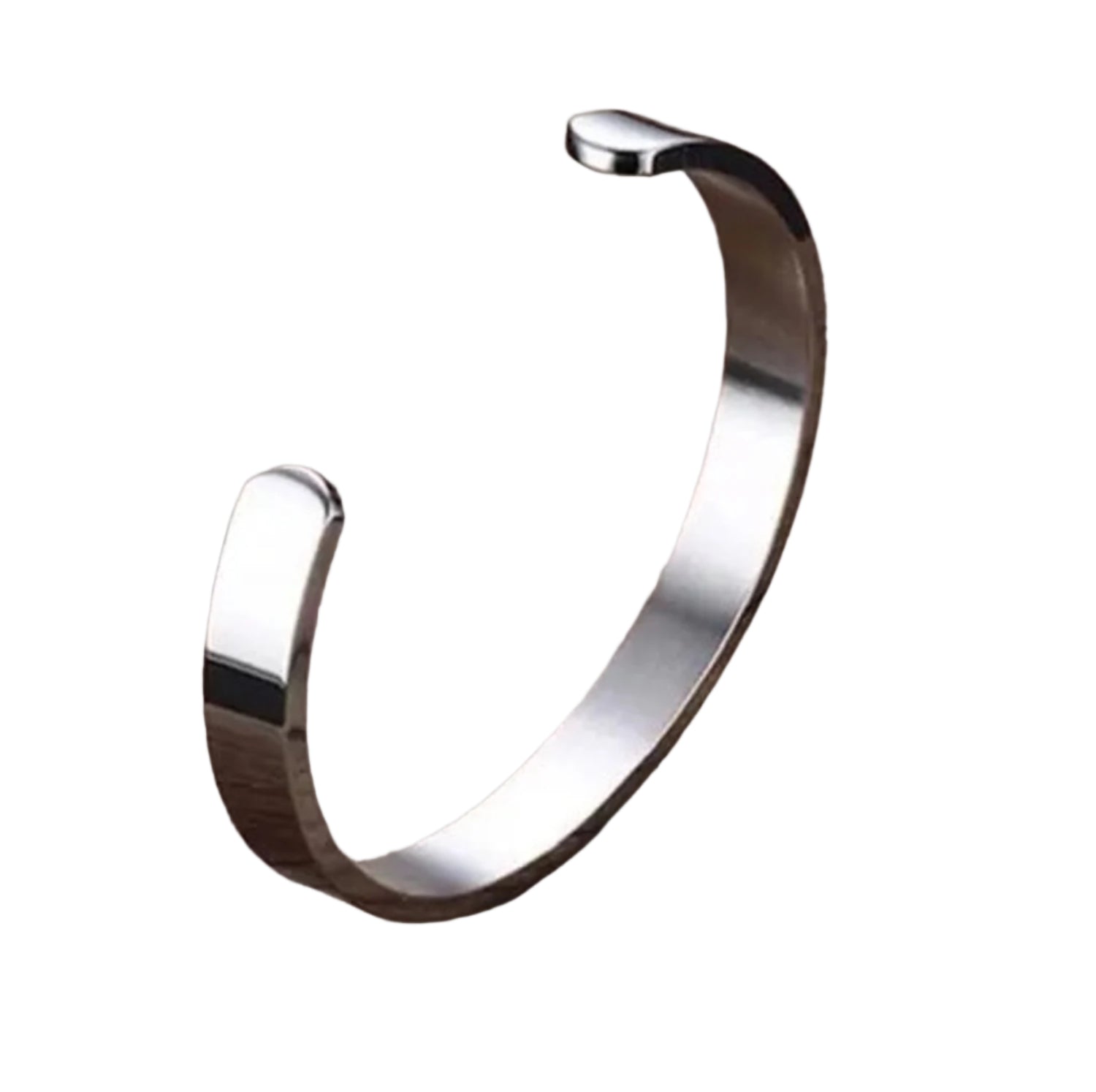 Jazz and Sizzle Men Silver-Plated Cuff Bracelet