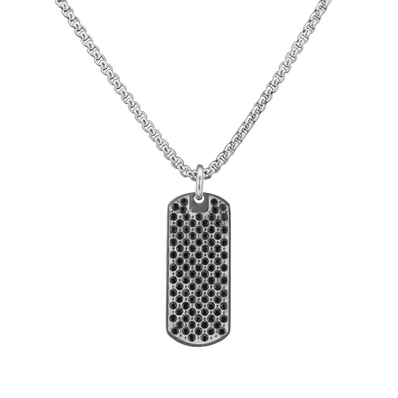 Jazz And Sizzle Cubic Zirconia Studded Necklace New Design Pendant Chain