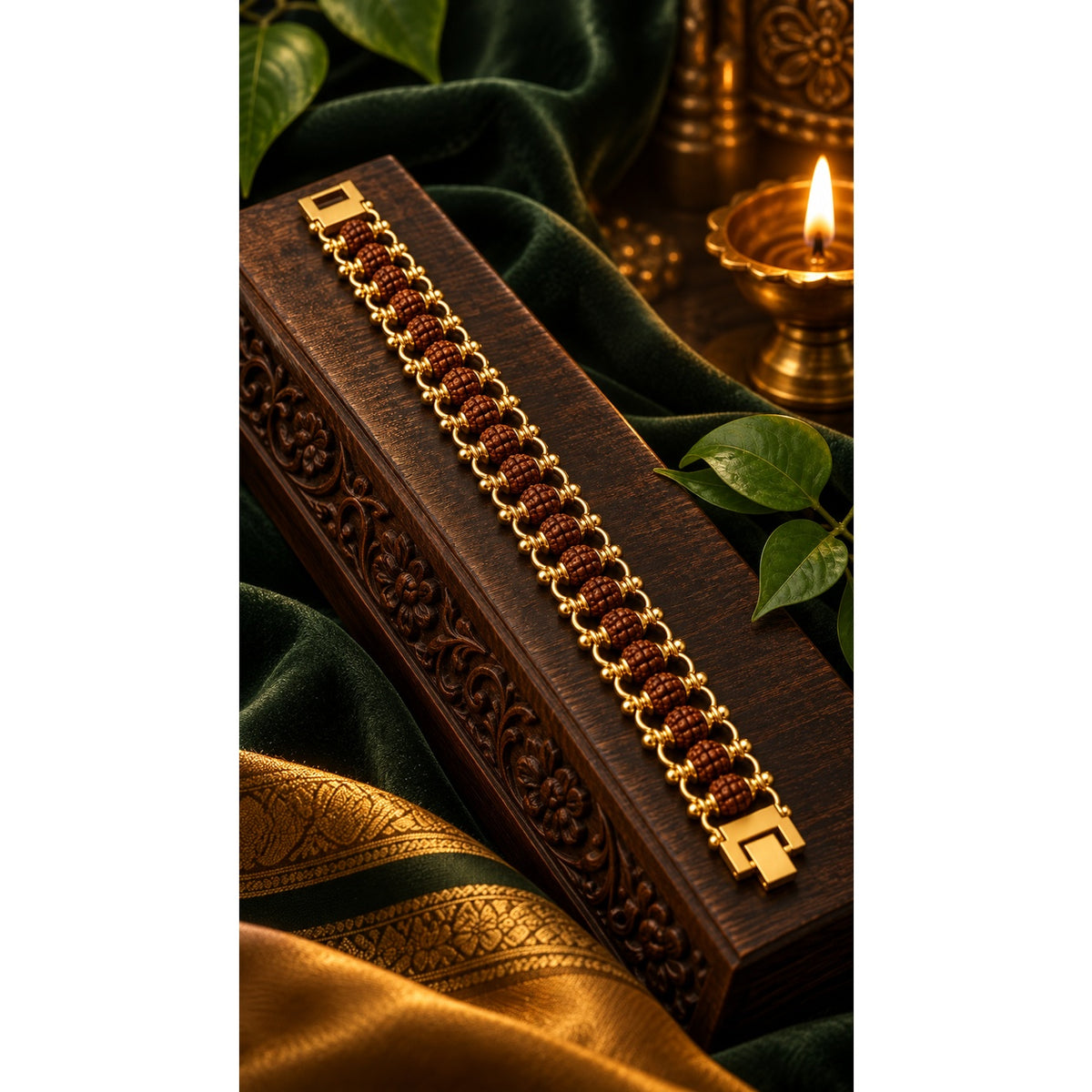 Rudraksha Bracelet Combo for Men & Women-JS-SBR-046