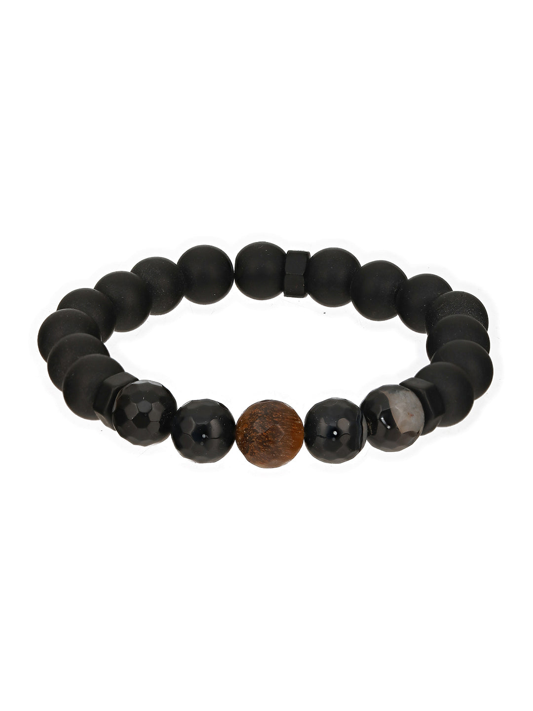 Men Black 3-Pack Bracelets - Jazzandsizzle