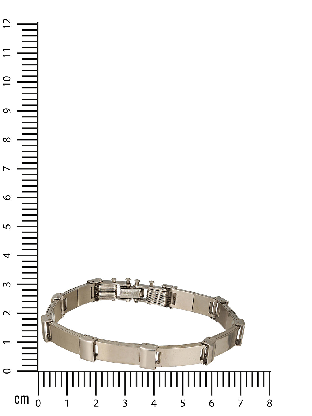 Men Silver Plated Link Bracelet - Jazzandsizzle