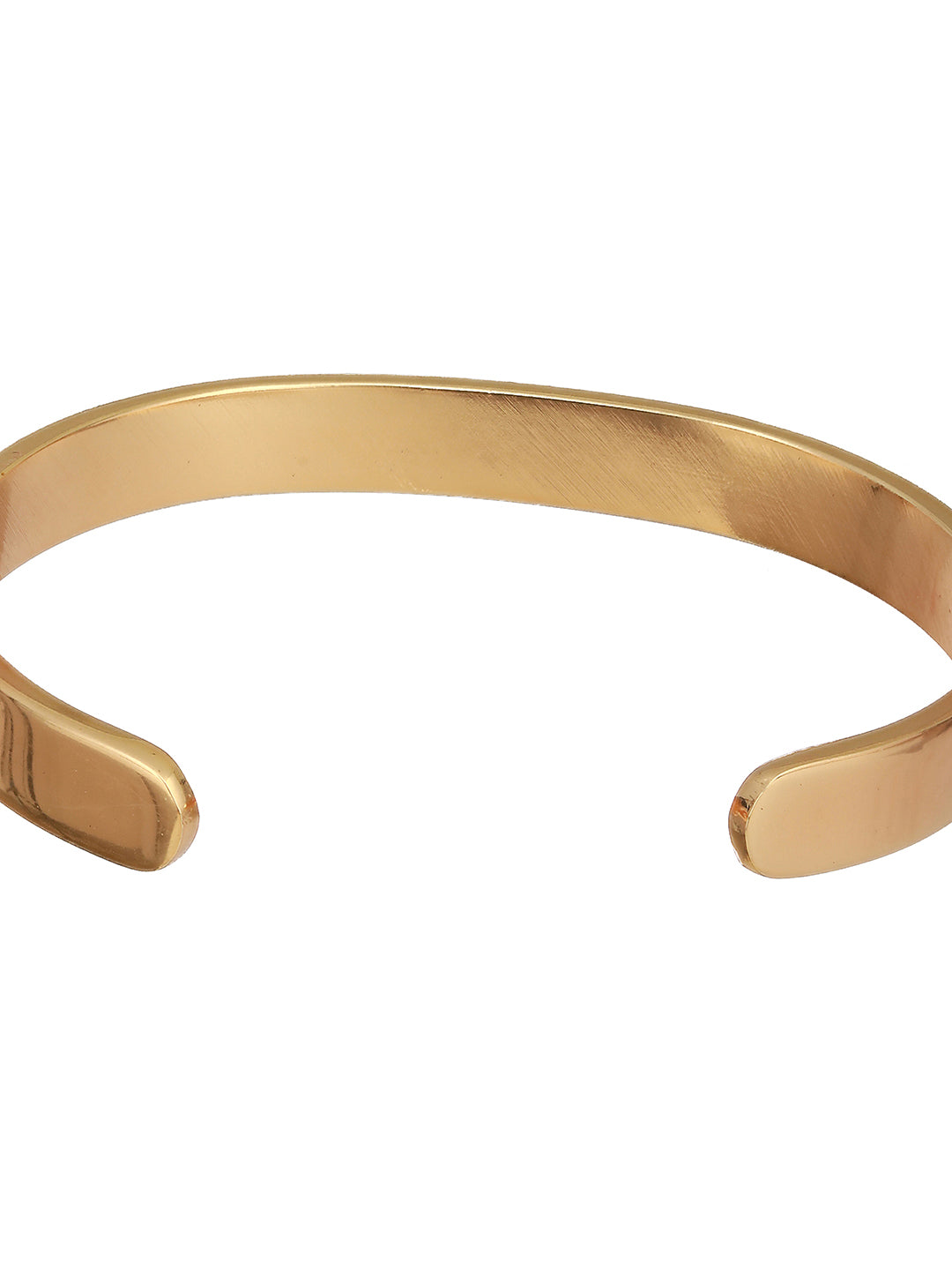 Men Gold-Toned Cuff Bracelet - Jazzandsizzle