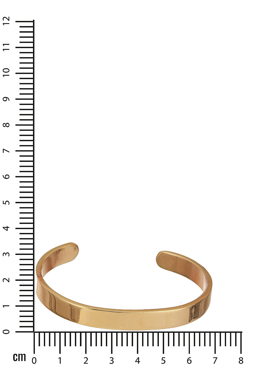 Men Gold-Toned Cuff Bracelet - Jazzandsizzle