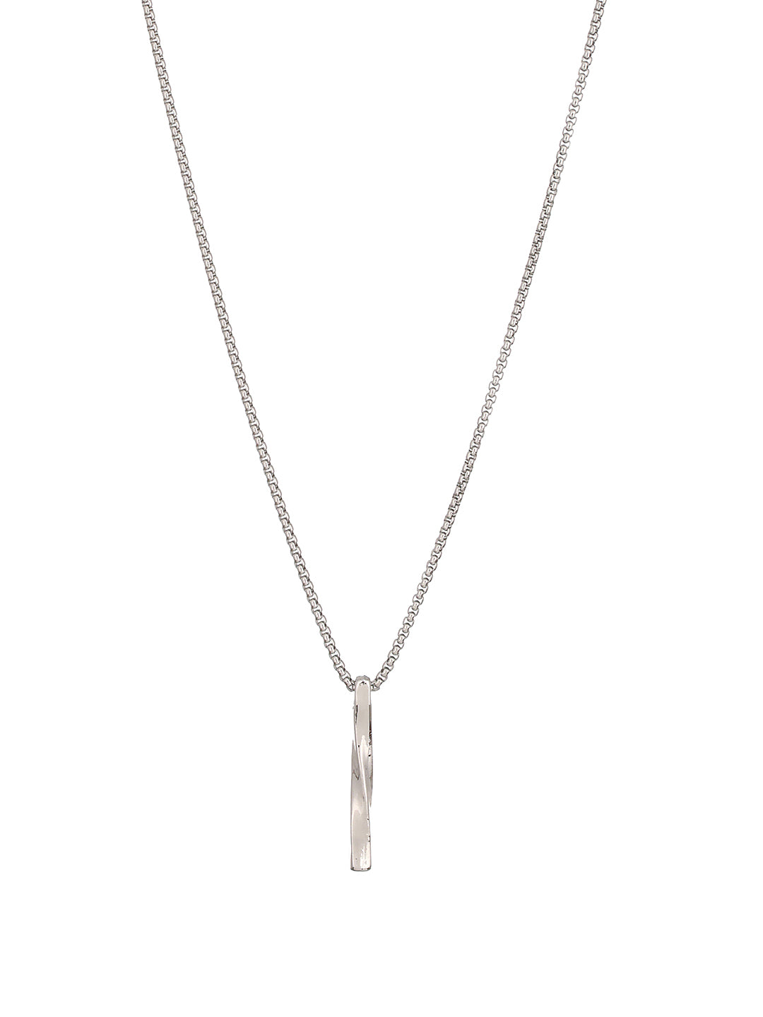 Silver-Toned Silver-Plated Necklace - Jazzandsizzle