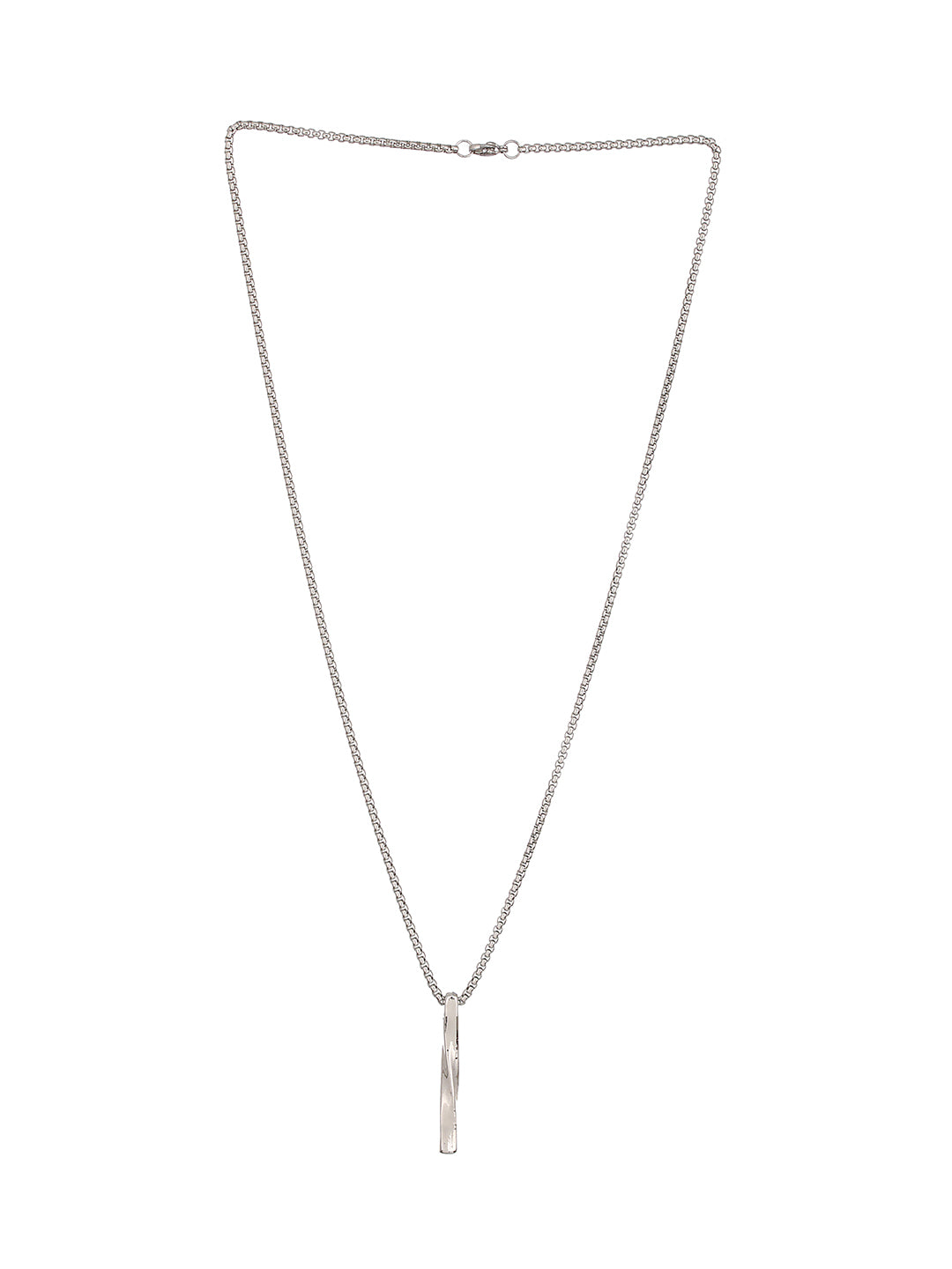 Silver-Toned Silver-Plated Necklace - Jazzandsizzle