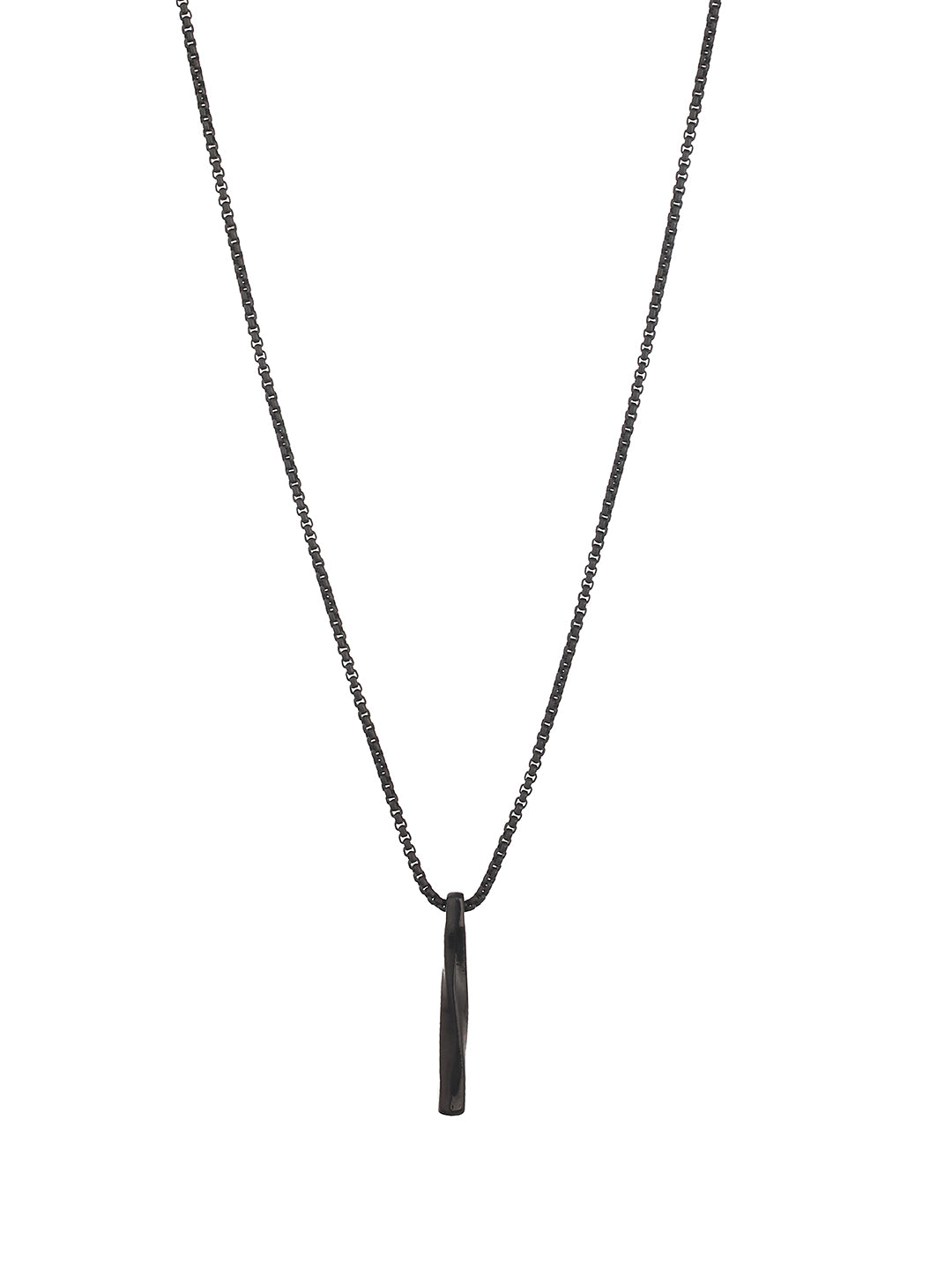 Twisted Cube Bar Pendant Necklace - Jazzandsizzle