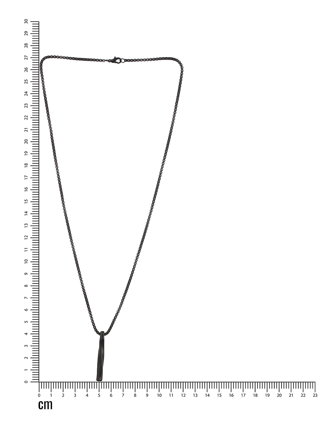 Twisted Cube Bar Pendant Necklace - Jazzandsizzle