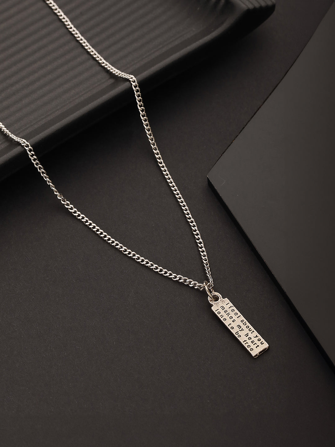Men Silver-Plated Necklace