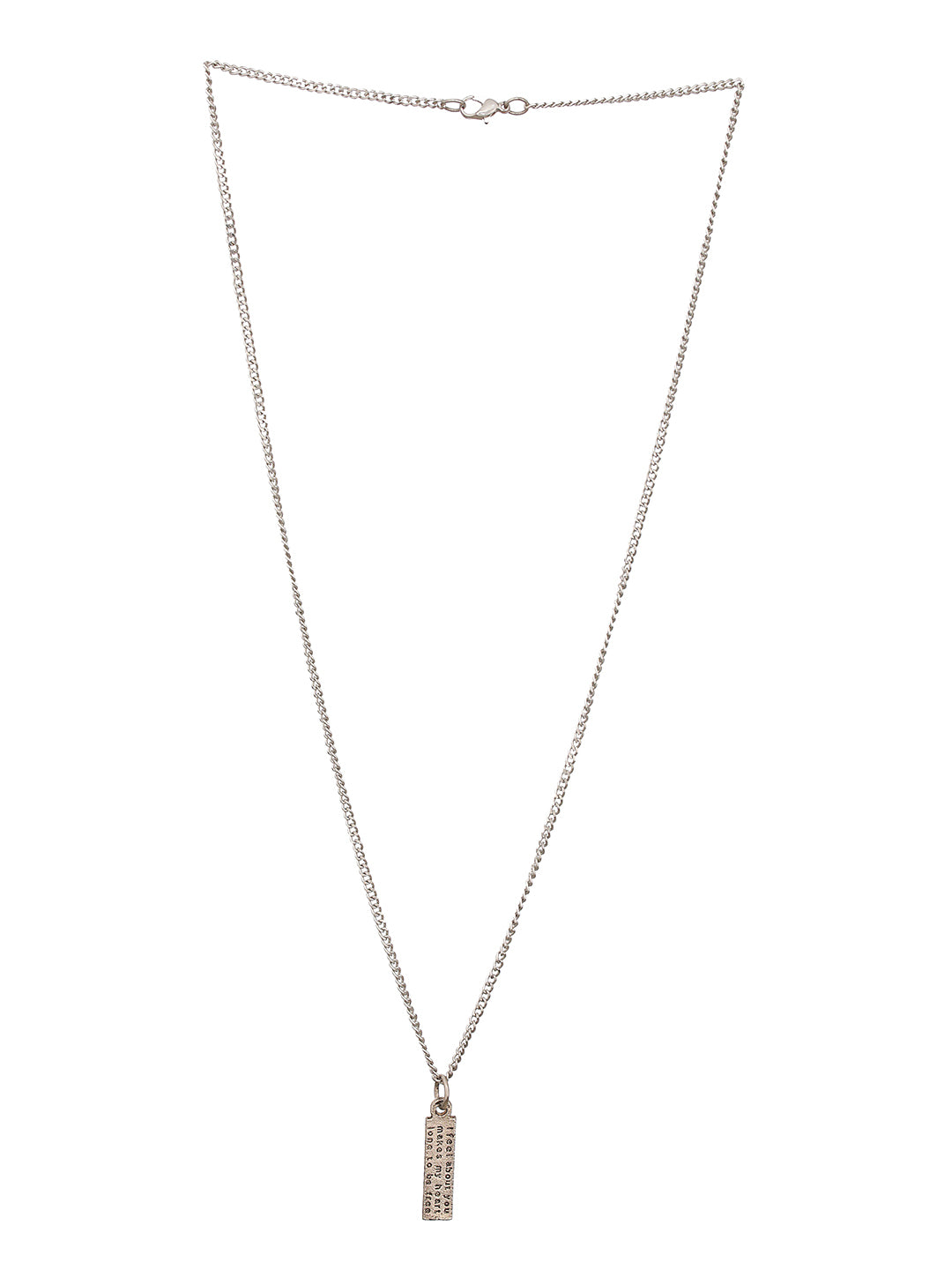 Men Silver-Plated Necklace - Jazzandsizzle