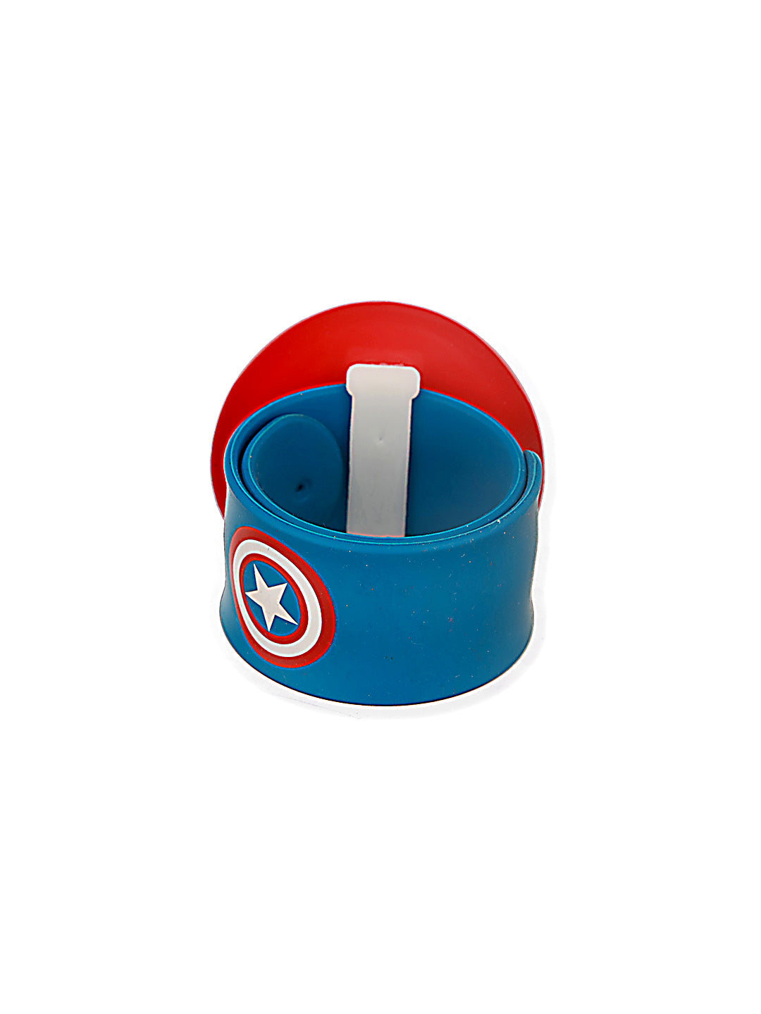 Set Of 2 Rainbow & Captain America Band Kids Rakhi With Roli &Chawal