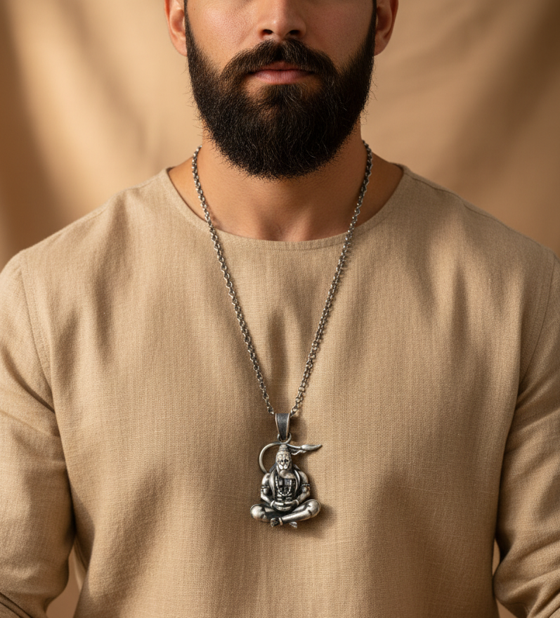 Jazz And Sizzle Bajrangbali Religious Hinduism Fashion Pendant Necklace