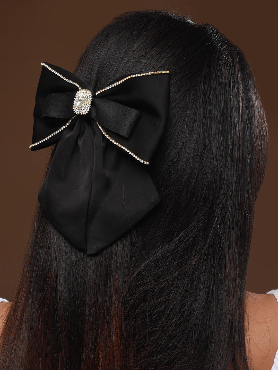women-black-cz-studded-embellished-french-barrette