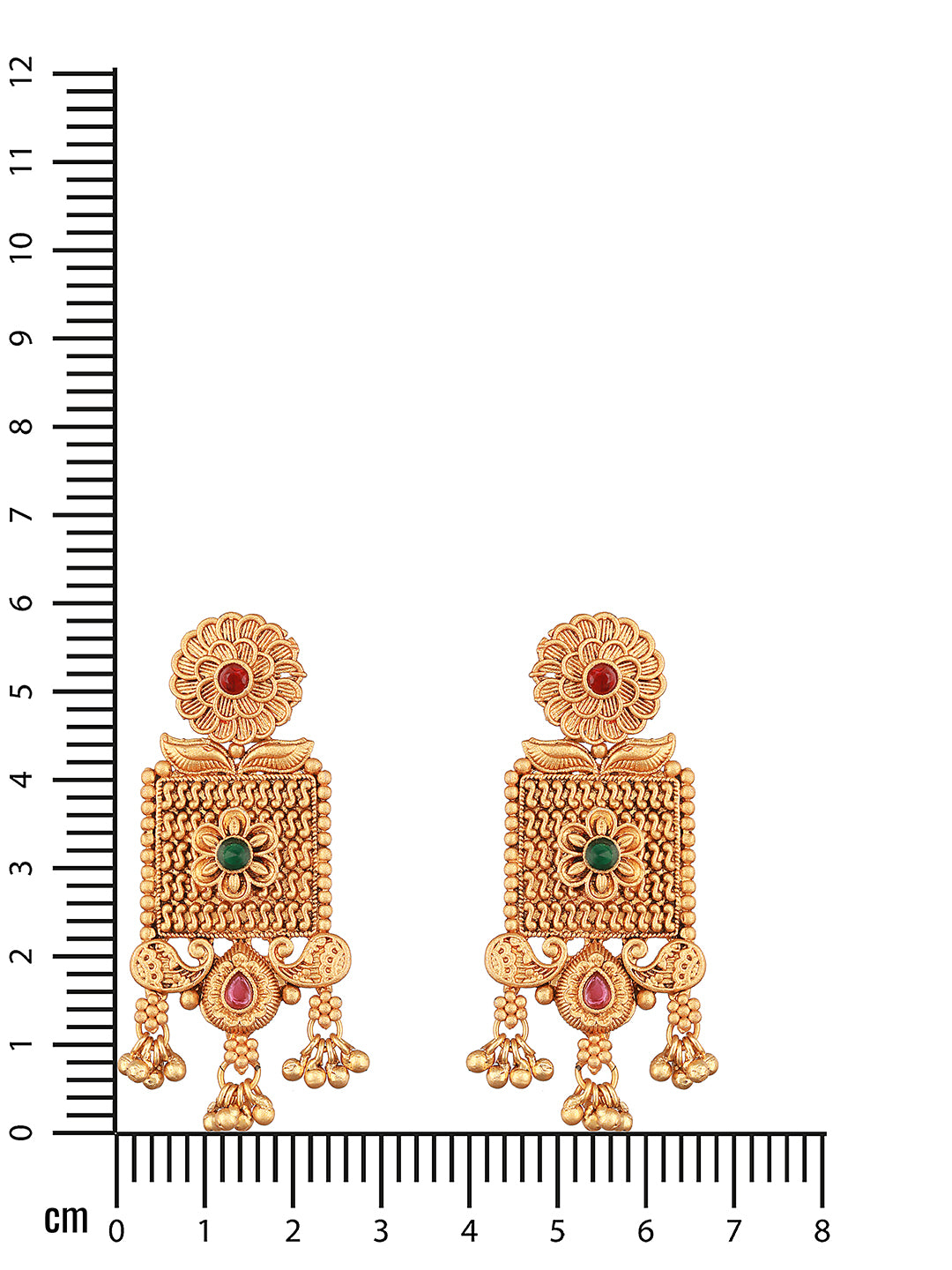 Gold-Toned Classic Drop Earrings - Jazzandsizzle