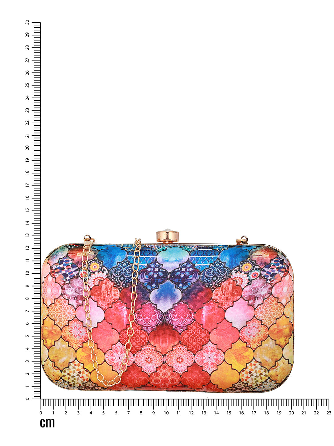 Printed Box Clutch - Jazzandsizzle