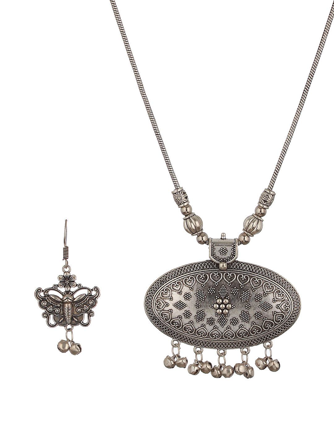 Silver-Plated Jewellery Set - Jazzandsizzle