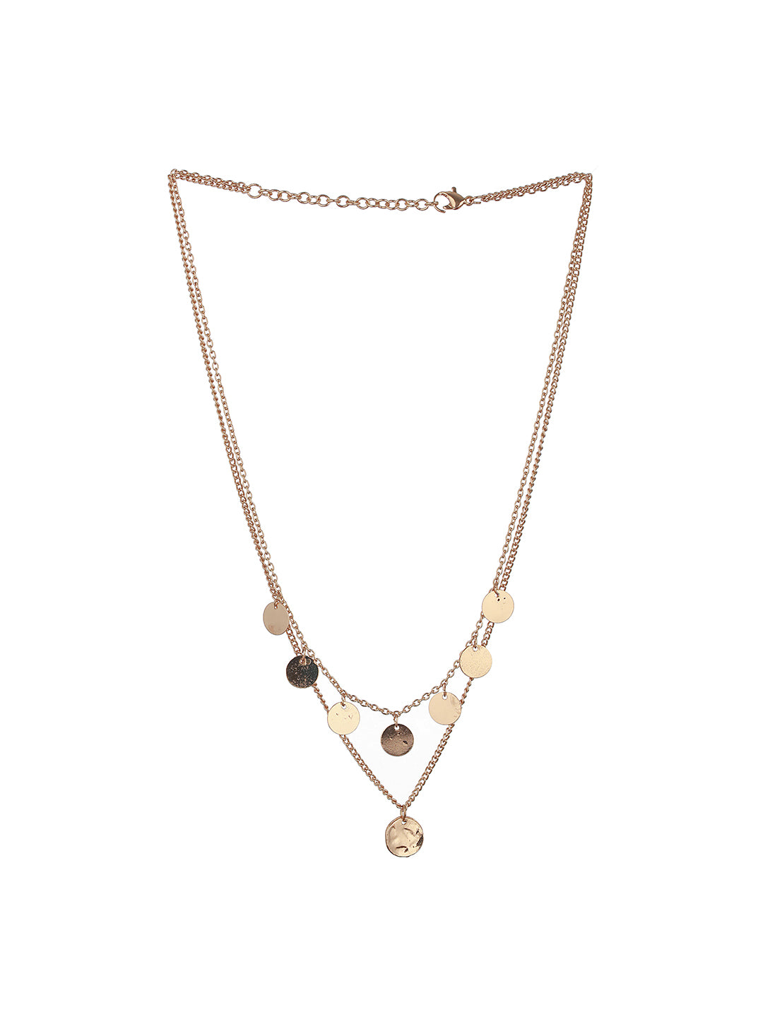 Gold-Plated Layered Necklace - Jazzandsizzle