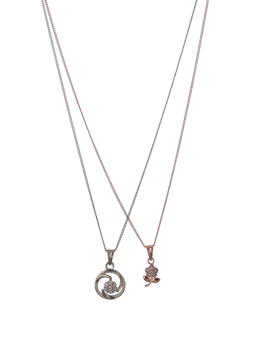 Set of 2 Rose Gold-Plated Chain - Jazzandsizzle