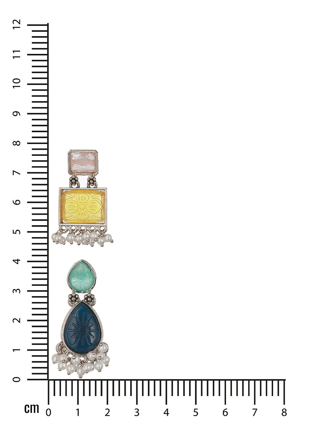 Silver-Plated Geometric Drop Earrings (Set of 2) – Statement & Minimal | Jazz & Sizzle