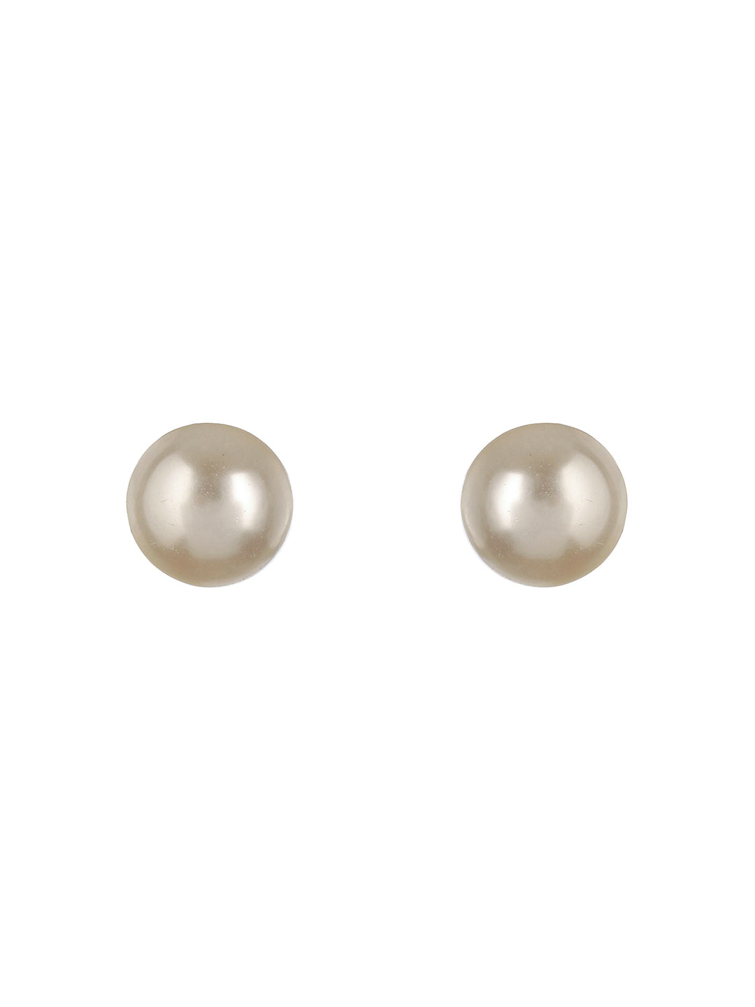 Set of 4 White Contemporary Studs Earrings - Jazzandsizzle