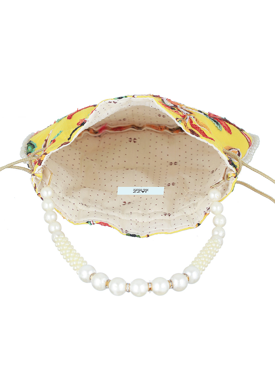 Embroidered Potli Clutch - Jazzandsizzle