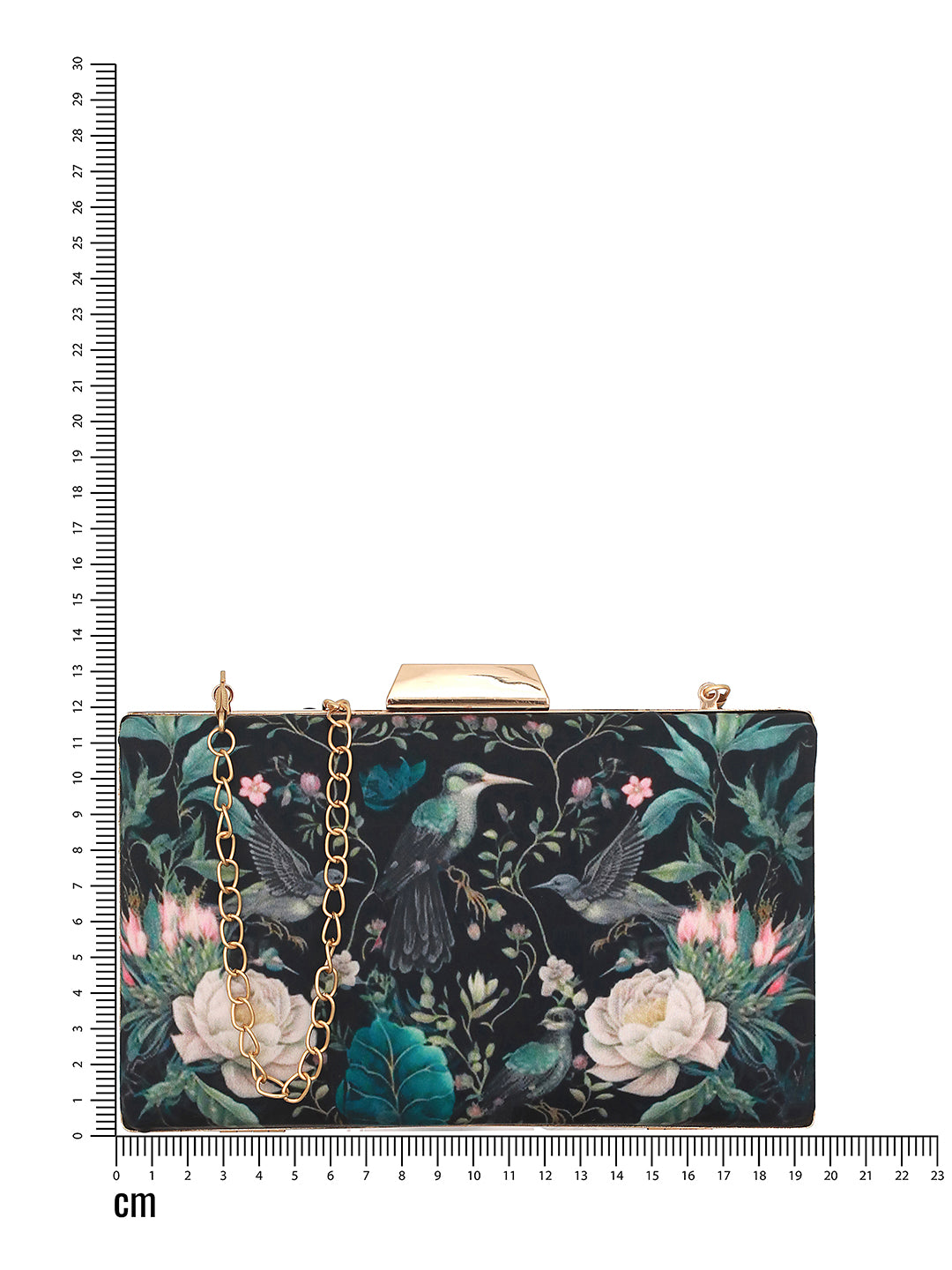 Floral Printed Box Clutch - Jazzandsizzle