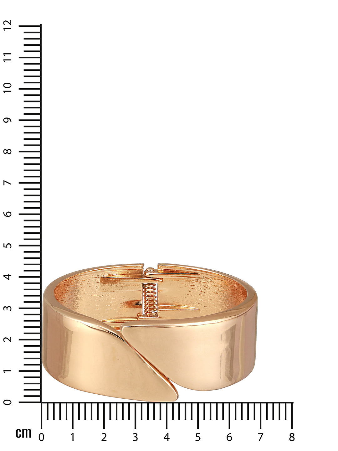 JAZZ AND SIZZLE Gold-Plated Gold -Toned Solid Cuff Bracelet - Jazzandsizzle