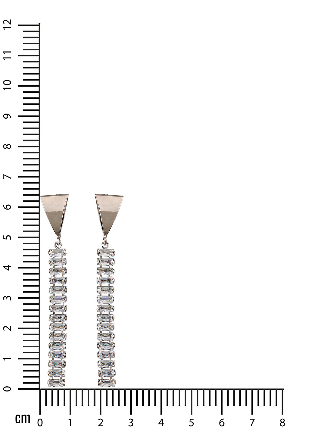 JAZZ AND SIZZLE Silver Plated Contemporary Drop Earrings - Jazzandsizzle