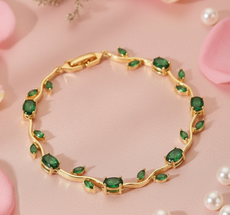 Jazz And Sizzle Viral Trending Princess Tulip Bracelet | Anti Tarnish