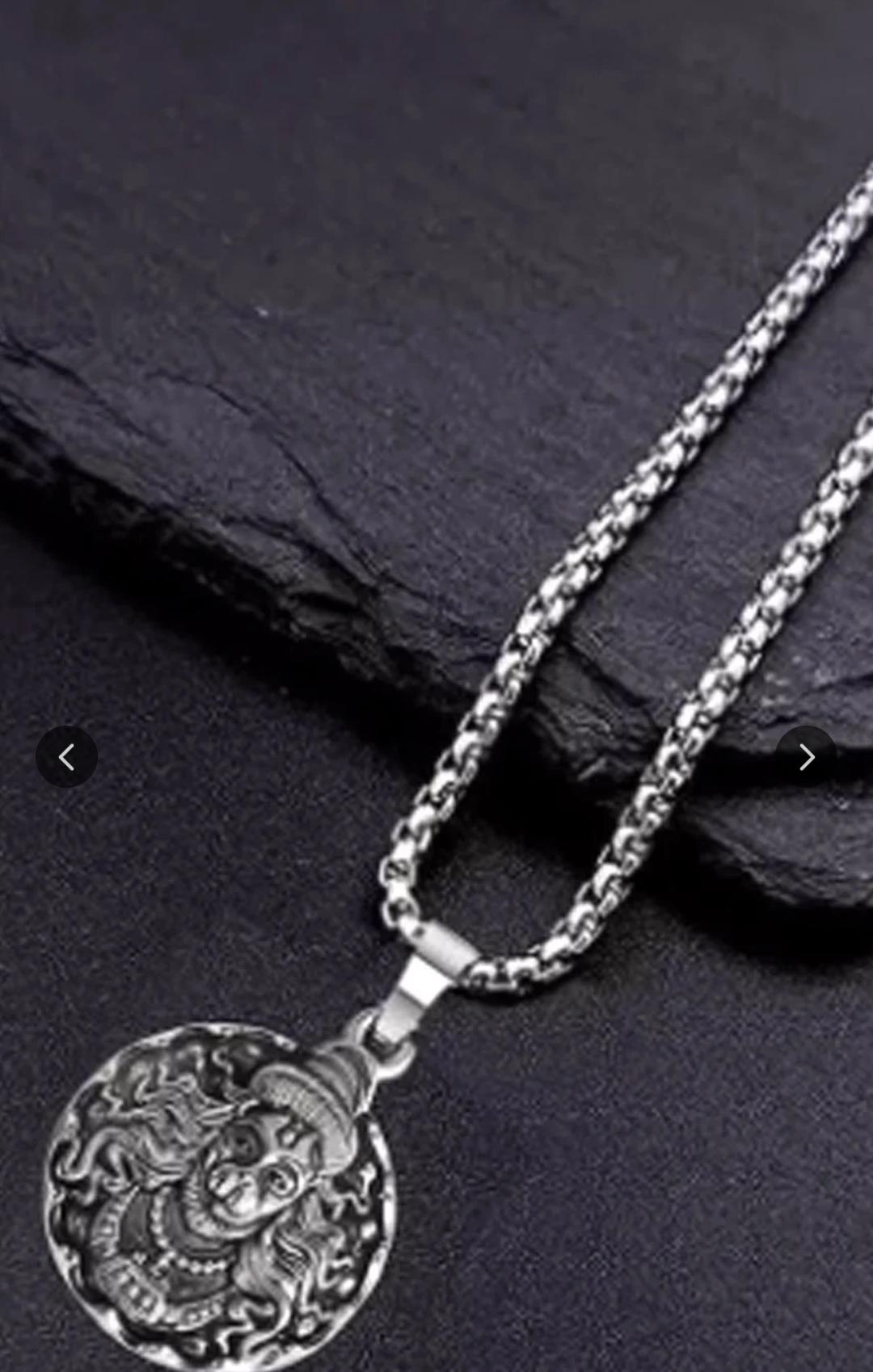 Divine Hanuman Pendant – Strength, Protection & Style