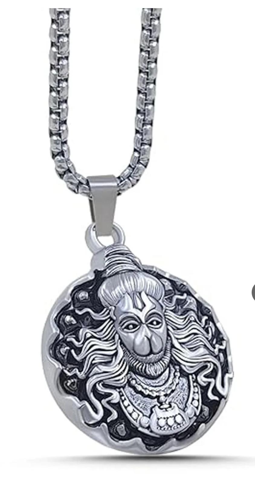 Divine Hanuman Pendant – Strength, Protection & Style
