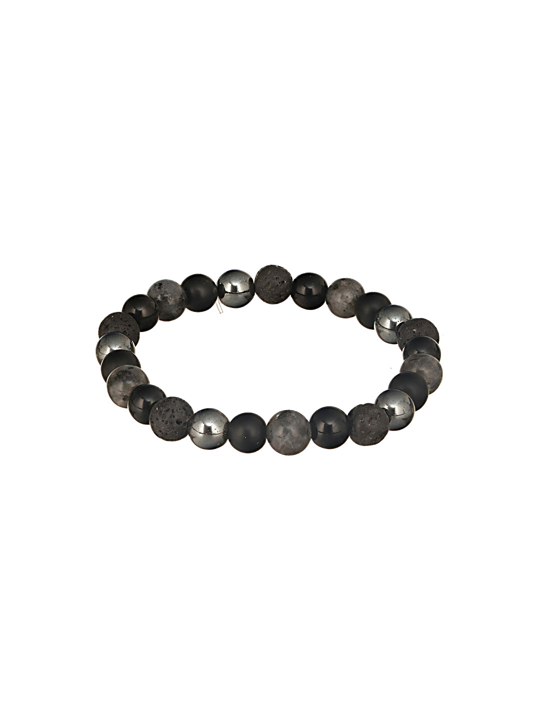 Jazz And Sizzle Men Set of 3 Black Bracelets